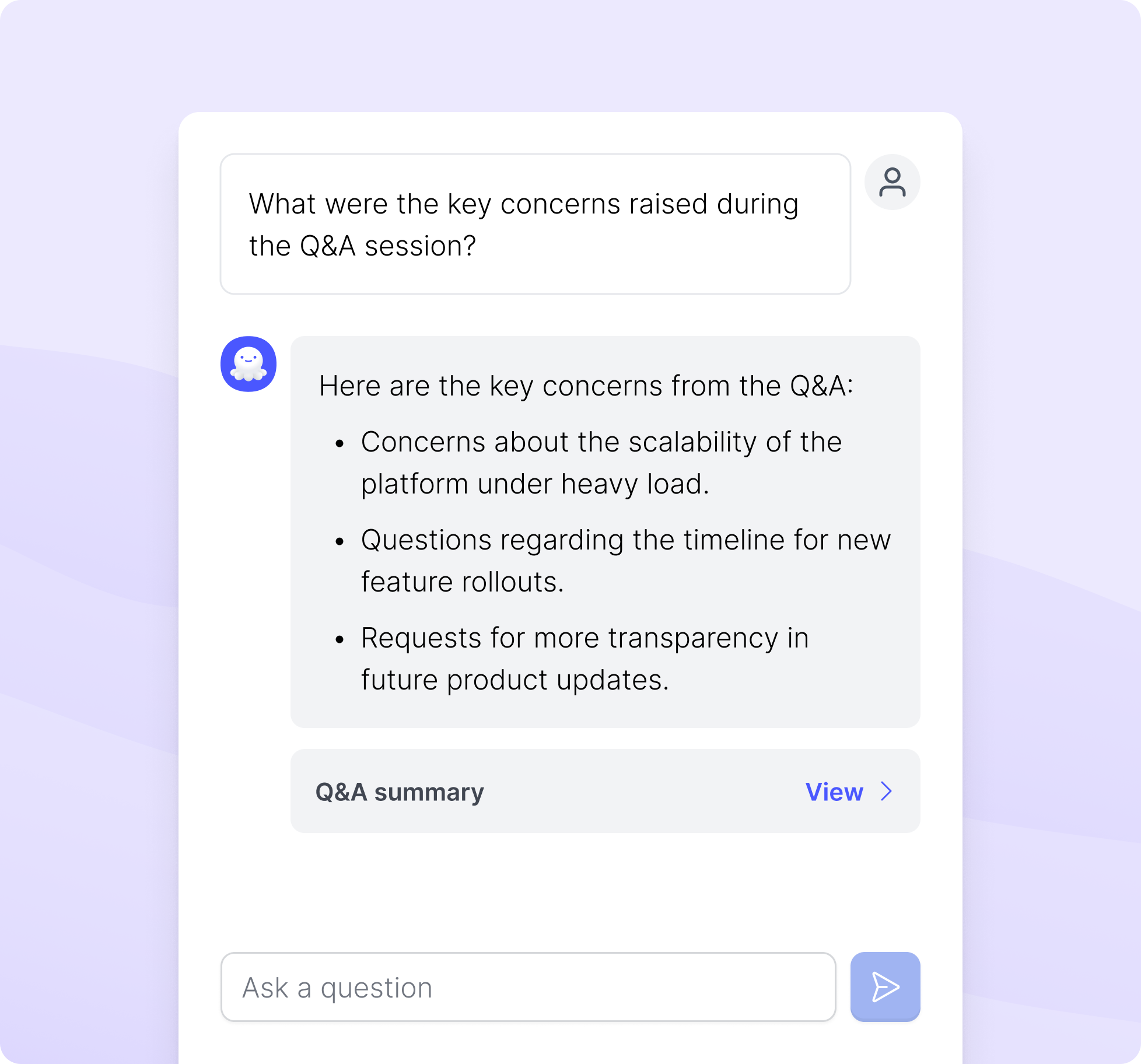 Chat feature illustration